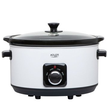 Adler AD 6413W Slow cooker 5.8 l White
