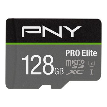 PNY PRO Elite 128 GB MicroSDXC UHS-I Class 10 PNY PRO Elite 128 GB MicroSDXC UHS-I Class 10