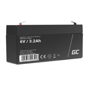 Green Cell AGM14 UPS battery Sealed Lead Acid (VRLA) 6 V 3.2 Ah Green Cell AGM14 UPS battery Sealed Lead Acid (VRLA) 6 V 3.2 Ah
