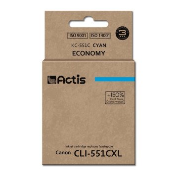 Actis KC-551C Ink (replacement for Canon CLI-551C; Standard; 12 ml; cyan)