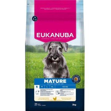 EUKANUBA Premium nutrition mature Small breed Chicken - dry dog food - 3kg EUKANUBA Premium nutrition mature Small breed Chicken - dry dog food - 3kg