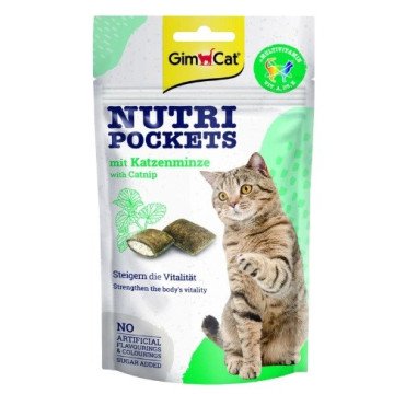GIMCAT Nutri pockets Catnip - cat treats - 60g GIMCAT Nutri pockets Catnip - cat treats - 60g