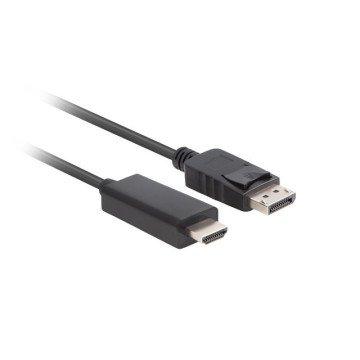 Lanberg CA-DPHD-11CC-0018-BK cable gender changer DisplayPort HDMI Black Lanberg CA-DPHD-11CC-0018-BK cable gender changer DisplayPort HDMI Black