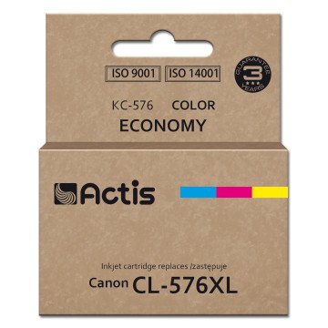 Actis KC-576 Canon printer ink, replacement Canon CL-576XL; Supreme; 15 ml; colour: cyan, yellow, magenta