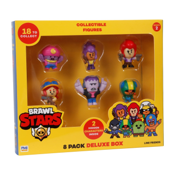 BRAWL STARS S2 FIGURES -8 PACK DELUXE BOX VER.A BRAWL STARS S2 FIGURES -8 PACK DELUXE BOX VER.A