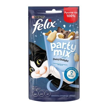 FELIX Party Mix Dairy Delight - Cat snack - 60g FELIX Party Mix Dairy Delight - Cat snack - 60g