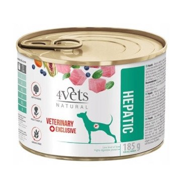 4VETS Natural Hepatic Dog - wet dog food - 185 g 4VETS Natural Hepatic Dog - wet dog food - 185 g