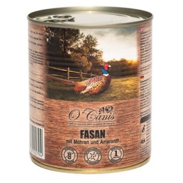 O'CANIS Pheasant with Carrots Monoprotein - wet dog food - 800g O'CANIS Pheasant with Carrots Monoprotein - wet dog food - 800g