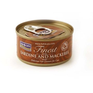 FISH4CATS Sardine and mackerel - wet cat food - 70g FISH4CATS Sardine and mackerel - wet cat food - 70g
