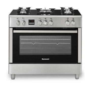 Ravanson KWGE-K90 Glass Inox gas-electric cooker Ravanson KWGE-K90 Glass Inox gas-electric cooker