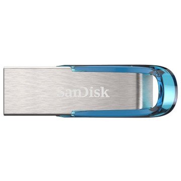 SanDisk Ultra Flair USB flash drive 128 GB USB Type-A 3.2 Gen 1 (3.1 Gen 1) Blue, Silver SanDisk Ultra Flair USB flash drive 128 GB USB Type-A 3.2 Gen 1 (3.1 Gen 1) Blue, Silver