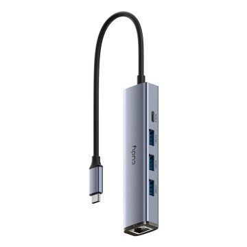 Cudy UH605 laptop dock/port replicator Wired USB 3.2 Gen 1 (3.1 Gen 1) Type-C Grey, Silver Cudy UH605 laptop dock/port replicator Wired USB 3.2 Gen 1 (3.1 Gen 1) Type-C Grey, Silver