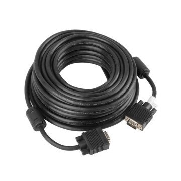 Lanberg CA-VGAC-10CC-0100-B VGA cable 10 m VGA (D-Sub) Black Lanberg CA-VGAC-10CC-0100-B VGA cable 10 m VGA (D-Sub) Black