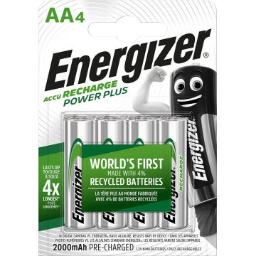 ENERGIZER Rechargeable Battery POWER PLUS AA HR6/4 2000mAh ENERGIZER Rechargeable Battery POWER PLUS AA HR6/4 2000mAh