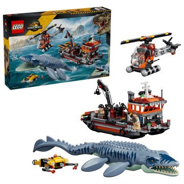LEGO JURASSIC WORLD 77983 Mosasaurus Dinosaur Boat Attack LEGO JURASSIC WORLD 77983 Mosasaurus Dinosaur Boat Attack