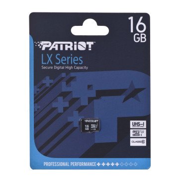 Patriot Memory PSF16GMDC10 memory card 16 GB MicroSDHC UHS-I Class 10 Patriot Memory PSF16GMDC10 memory card 16 GB MicroSDHC UHS-I Class 10