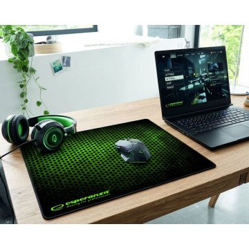 Esperanza EA146G Black,Green Gaming mouse pad