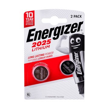 ENERGIZER BATTERY SPECIALIZED CR2025/2, 3V, ECO ENERGIZER BATTERY SPECIALIZED CR2025/2, 3V, ECO