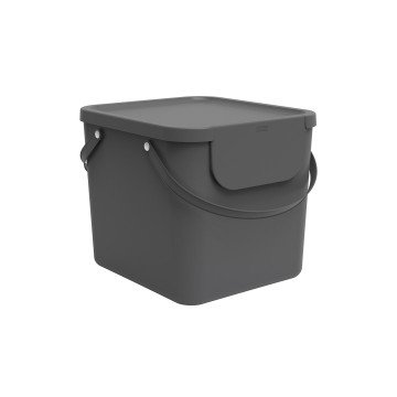 ROTHO Albula Anthracite - waste sorting container - 40l ROTHO Albula Anthracite - waste sorting container - 40l
