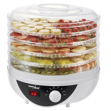 GreenBlue mushroom, vegetable and fruit dryer, 250W power, very quiet, 5 sieves, GB195