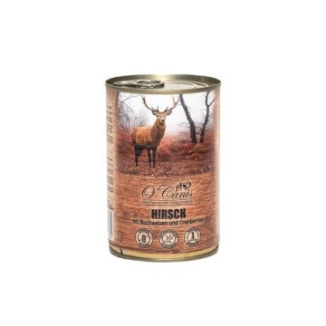 O'CANIS canned dog food- wet food- deer with buckwheat - 400 g O'CANIS canned dog food- wet food- deer with buckwheat - 400 g