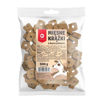 MACED Meat discs with chicken for dog- 500 g MACED Meat discs with chicken for dog- 500 g
