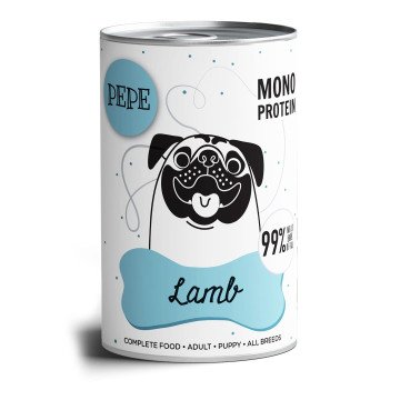 PAKA ZWIERZAKA Pepe Lamb - wet dog food - 400g PAKA ZWIERZAKA Pepe Lamb - wet dog food - 400g