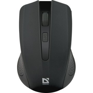 MOUSE DEFENDER ACCURA MM-935 RF BLACK OPTICAL 1600DPI 4P