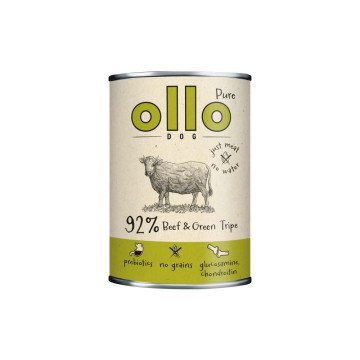 OLLO Pure Beef and Green tripe - wet dog food - 850g OLLO Pure Beef and Green tripe - wet dog food - 850g