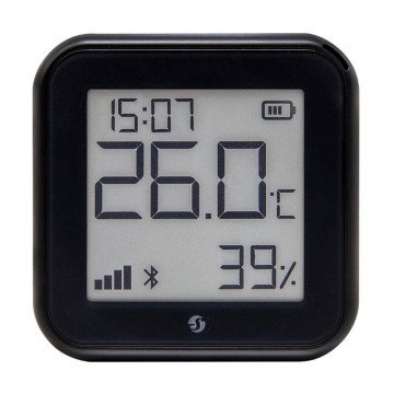 Shelly H&T Gen3 Black Temperature and Humidity Sensor