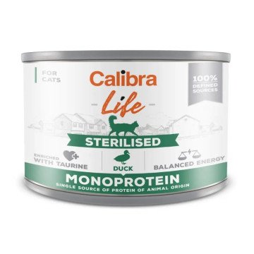 CALIBRA Cat Life Sterilised Duck - wet cat food - 200g