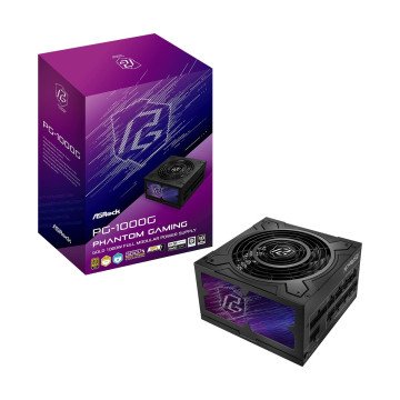 Asrock Phantom Gaming PG-1000G power supply unit 1000 W 20+4 pin ATX ATX Black
