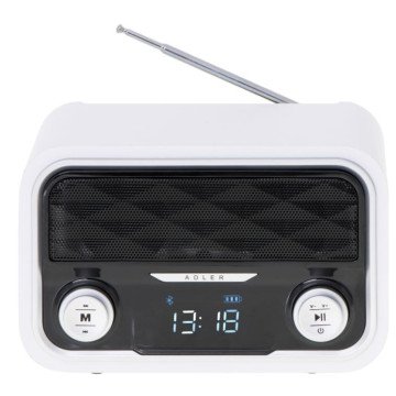 Adler AD 1185 radio Portable White Adler AD 1185 radio Portable White