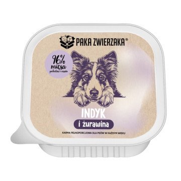 PAKA ZWIERZAKA Turkey and cranberries - wet dog food - 150g PAKA ZWIERZAKA Turkey and cranberries - wet dog food - 150g