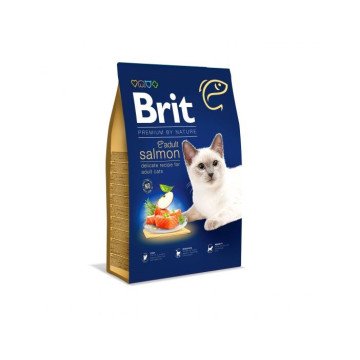 Dry cat food BRIT PREMIUM BY NATURE ADULT Salmon 1,5 kg Dry cat food BRIT PREMIUM BY NATURE ADULT Salmon 1,5 kg