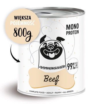 PAKA ZWIERZAKA Pepe Beef - wet dog food - 800g PAKA ZWIERZAKA Pepe Beef - wet dog food - 800g