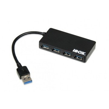 iBox IUH3F56 interface hub USB 3.2 Gen 1 (3.1 Gen 1) Type-A 5000 Mbit/s Black iBox IUH3F56 interface hub USB 3.2 Gen 1 (3.1 Gen 1) Type-A 5000 Mbit/s Black