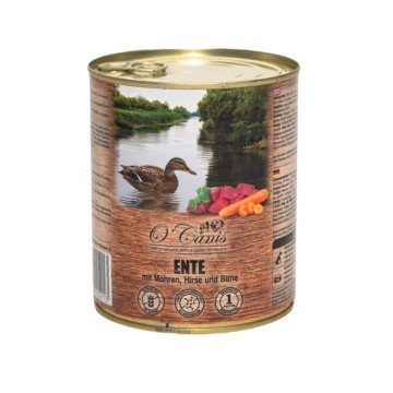 O'CANIS canned dog food- wet food- duck, millet and carrots - 800 g O'CANIS canned dog food- wet food- duck, millet and carrots - 800 g