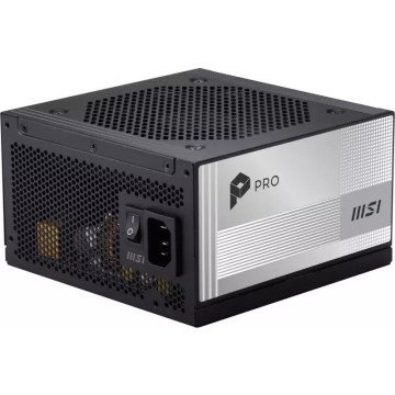 MSI PRO A850PL PCIE5 850W 120mm 80 Plus Platinum aPFC power supply