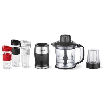 Concept SM3390 blender 1.2 L Immersion blender 700 W Black, Stainless steel