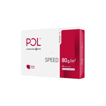 Paper copier office POLSPEED (A4; 80g/m2; 500 sheets; paper white; matte)