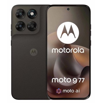 Motorola Moto G77 5G 12/256 GB smartphone in Pantone Black Olive