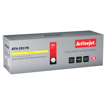 Activejet ATH-201YN toner for HP printer HP 201A CF402A CRG045 replacement; Supreme; 1400 pages; yellow