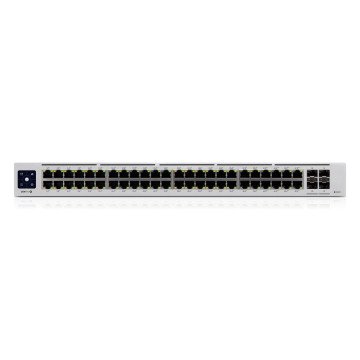 Ubiquiti UniFi Pro 48-Port PoE Managed L2/L3 Gigabit Ethernet (10/100/1000) Power over Ethernet (PoE) 1U Silver Ubiquiti UniFi Pro 48-Port PoE Managed L2/L3 Gigabit Ethernet (10/100/1000) Power over Ethernet (PoE) 1U Silver