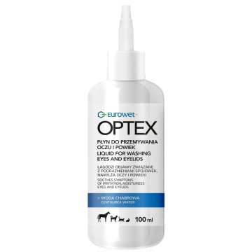 EUROWET Optex - eye cleaning liquid for dogs and cats - 100 ml EUROWET Optex - eye cleaning liquid for dogs and cats - 100 ml