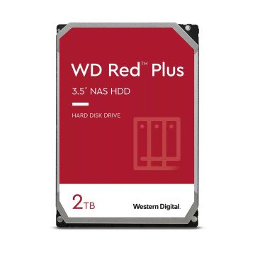 Western Digital Red Plus internal hard drive 2 TB 5400 RPM 64 MB 3.5