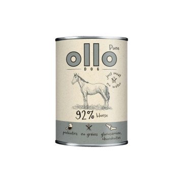OLLO Pure Horse Mono - wet dog food - 850g OLLO Pure Horse Mono - wet dog food - 850g