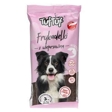 TUF TUF Meaty sticks with pork - dog treat - 70g