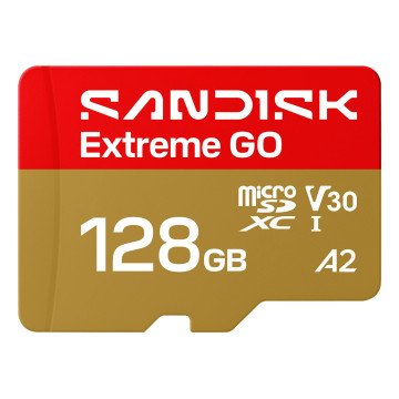 SanDisk Extreme GO 128 GB MicroSDXC UHS-I SanDisk Extreme GO 128 GB MicroSDXC UHS-I