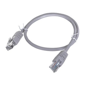 Gembird PP12-0.5M networking cable Grey Cat5e